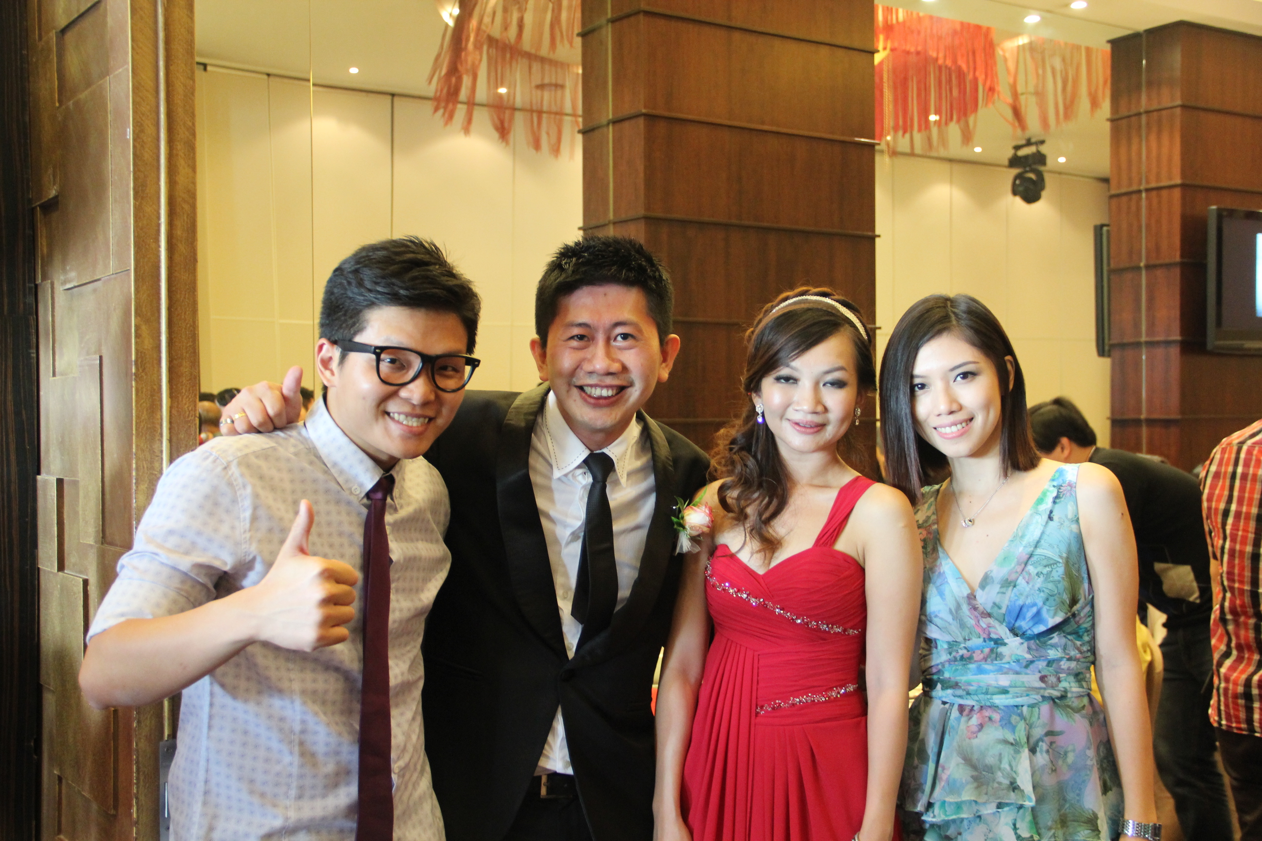Ethan and Chloe’s wedding reception (29th Sept 2013)