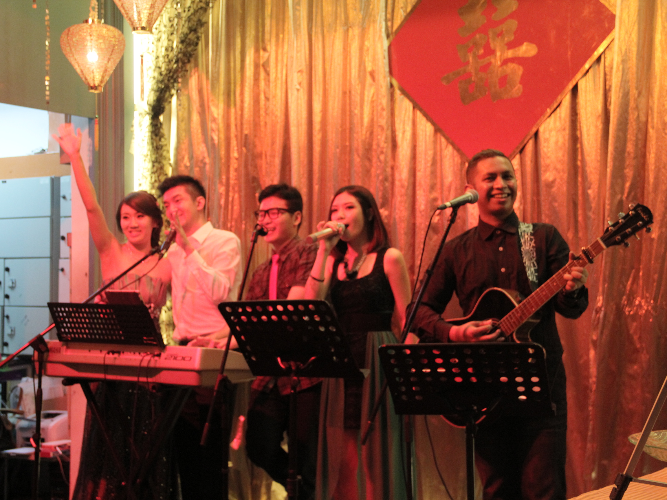Aires and Icely’s wedding reception at PJ Imperial Garden