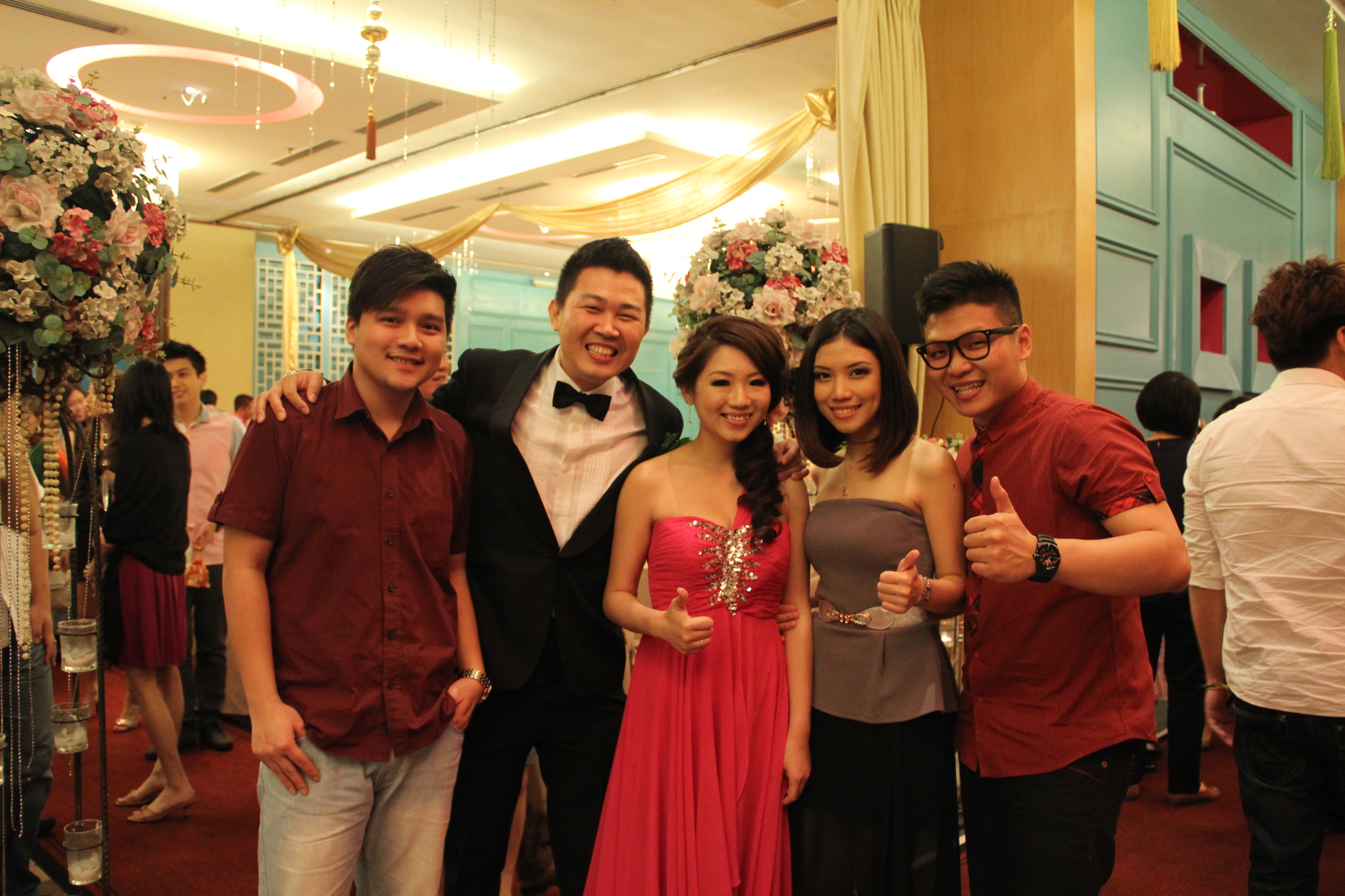 Bryan and Eve’s wedding reception at Imperial Garden, PJ
