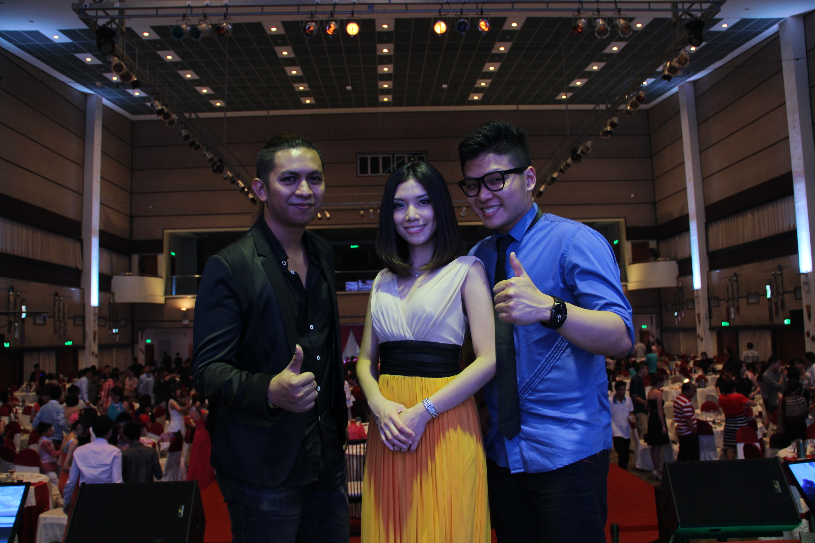 Edwin and Vanice’s wedding reception at HGH Convention Centre
