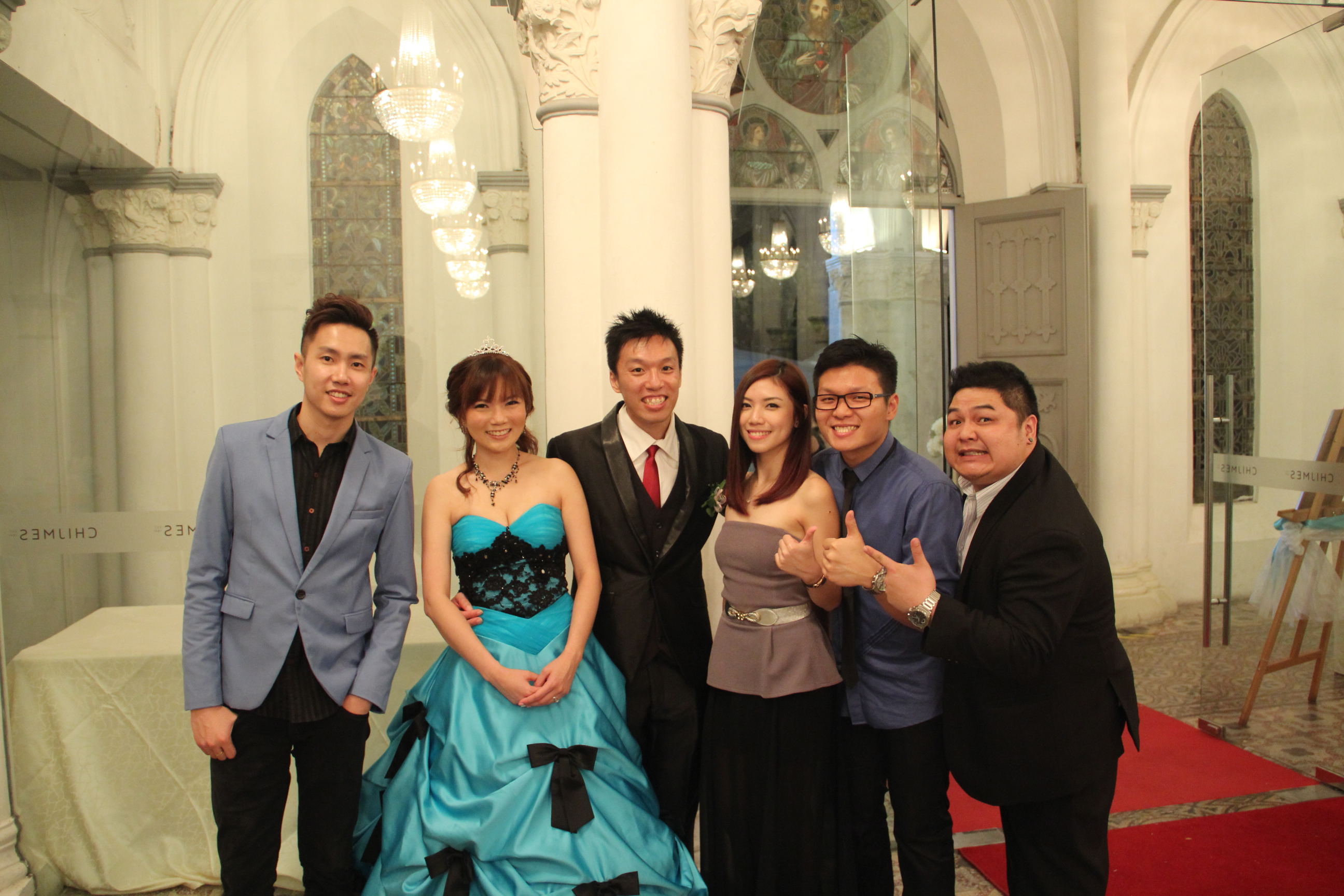 Vincent and Hui Li’s wedding at Singapore Chijmes Hall