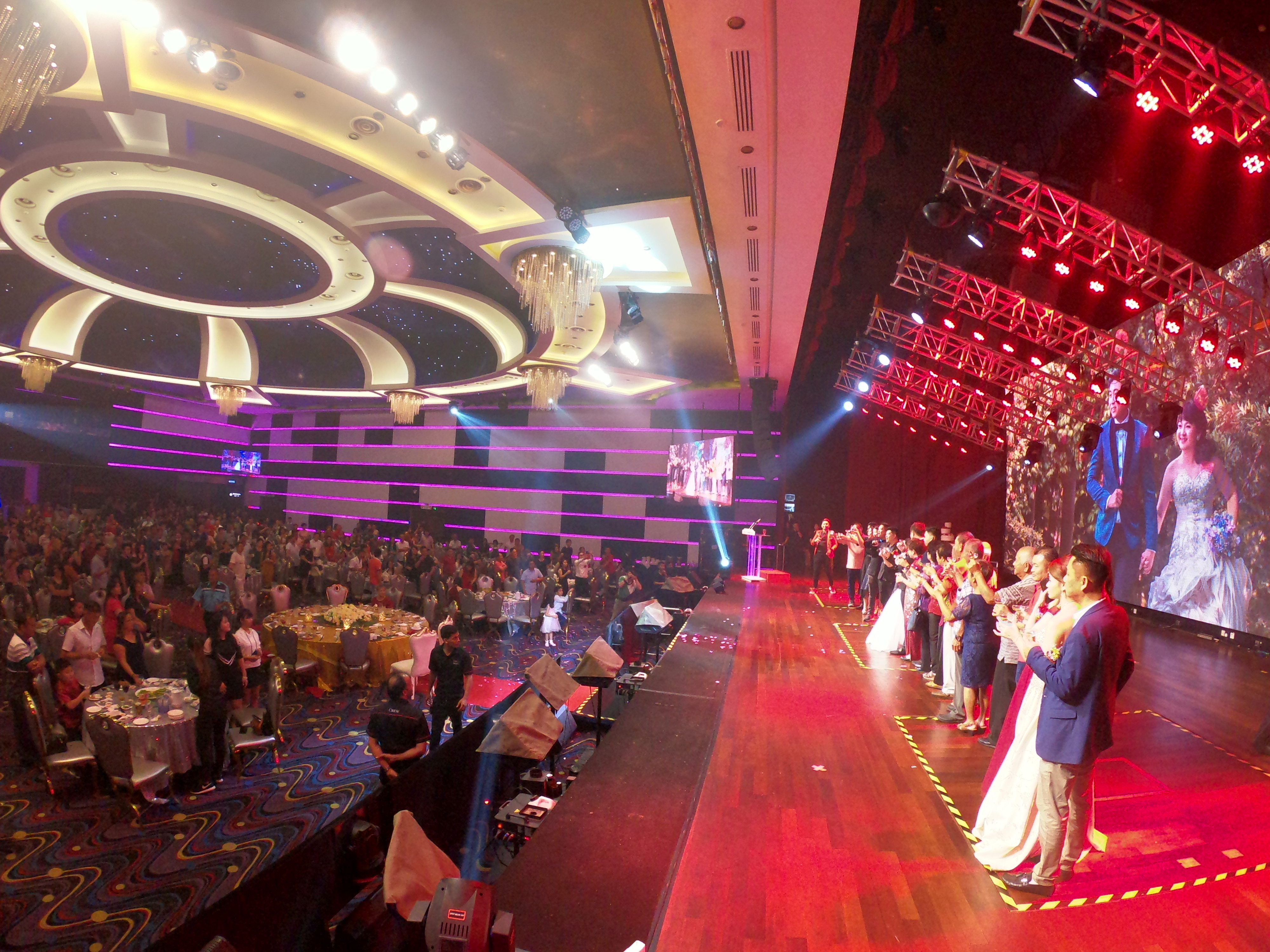Alan and Lis’ wedding reception at Galaxy Sentul